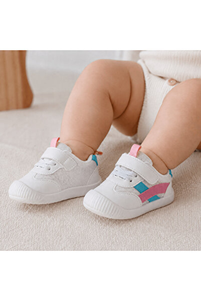 Kidohug Pantofi copii Kidohug, Talpa flexibila pentru primii pasi, Velcro, Fo...