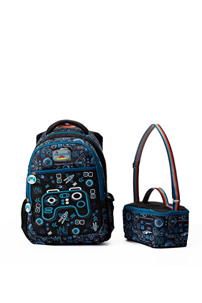 By Hakan My Polo 2075 Men's Double Set First School Bag Fed Orthopedic Backpa...