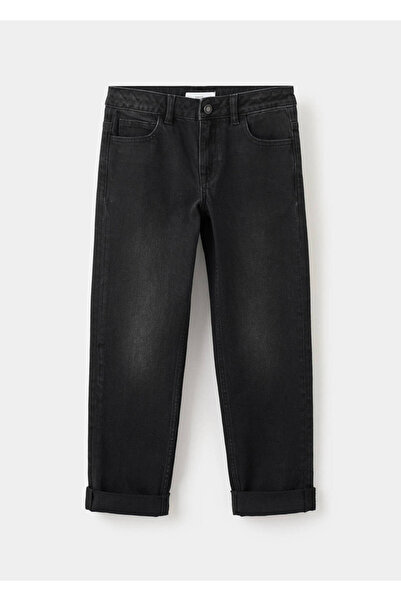 MANGO Kids Paçaları kıvrık jean