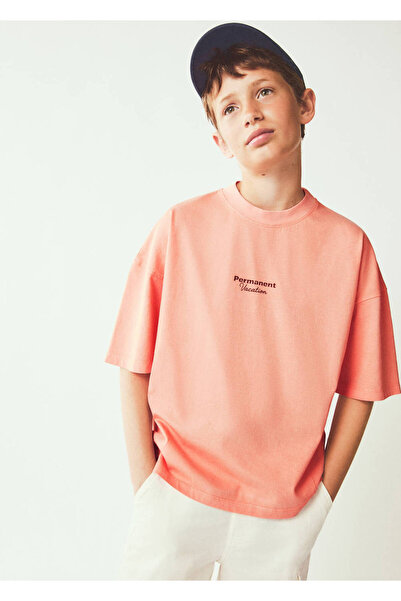 MANGO Kids Desenli boxy fit tişört