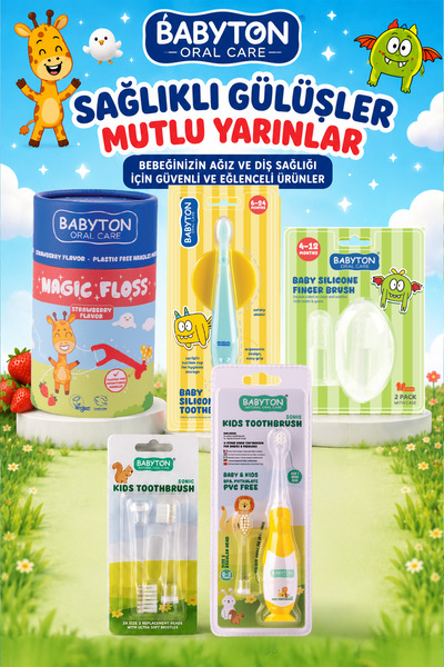 BABYTON Magic Floss Çocuklara Özel Hassas Diş İpi 30 Adet