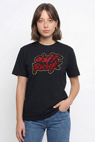 Kendim Seçtim Μπλουζάκι Unisex Daft Punk Logo Homework Album Μουσική Μπλουζάκ...