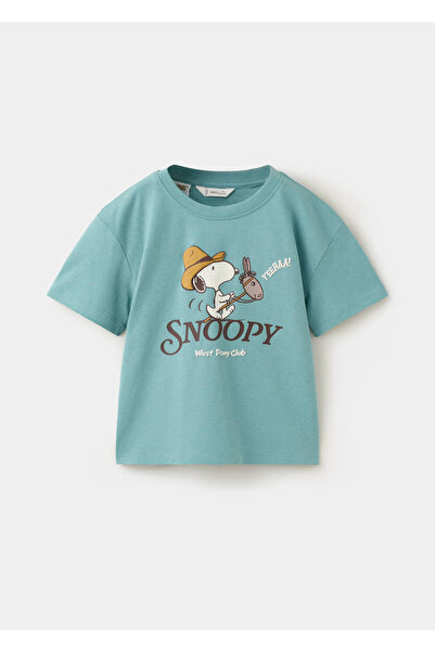 MANGO Baby Pamuklu Snoopy T-shirt