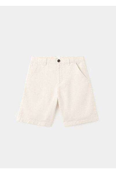 MANGO Kids Pamuklu bermuda şort