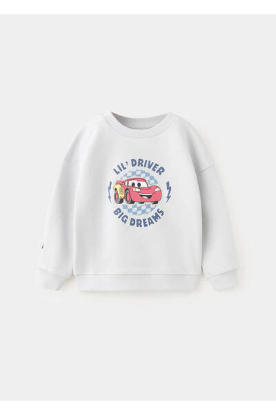 MANGO Baby Cars pamuklu sweatshirt