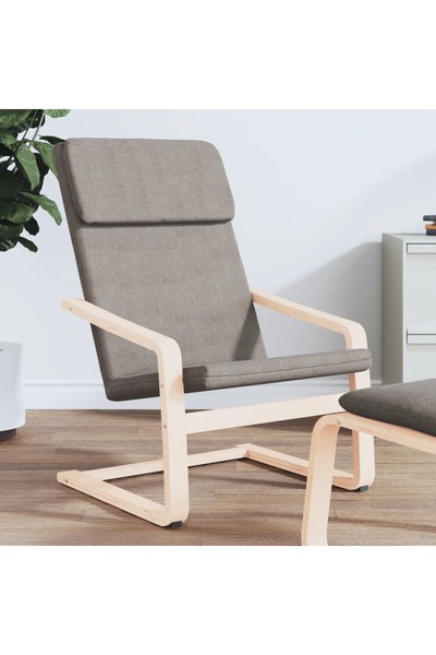 Concept Scaun de relaxare, gri taupe, material textil