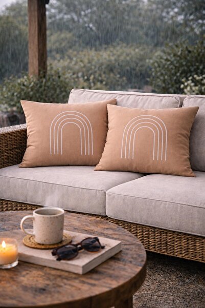 Evdek Double Sided Rectangular Throw Pillow Cover 2-Piece DS53