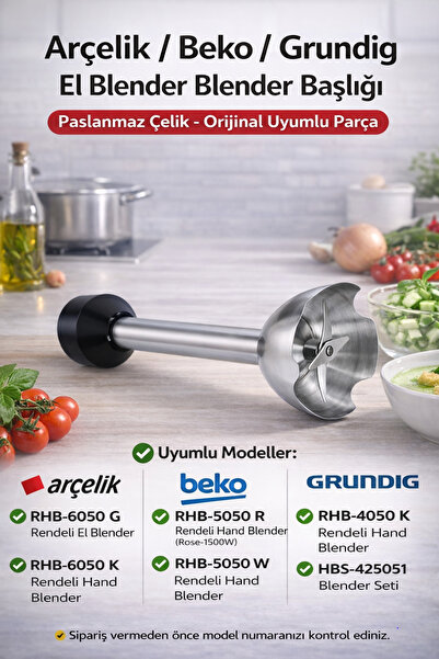 Arçelik Beko Rhb/5050/w , Rhb/5050/r ,rhb/6050/k Blender Parçalayıcı Bıçak 91...