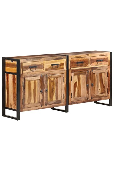 Concept Servantă, 172x35x80 cm, lemn masiv acacia finisaj de sheesham
