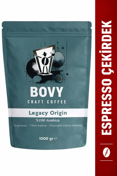 Bovy Craft Coffee Legacy Blend %100 Arabica Espresso Çekirdek Kahve 1 kg - Öz...