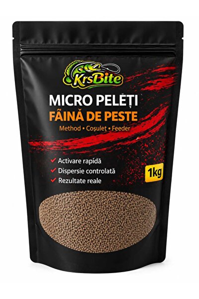 KrsBite Micro Peleti Făină de Pește 2mm
