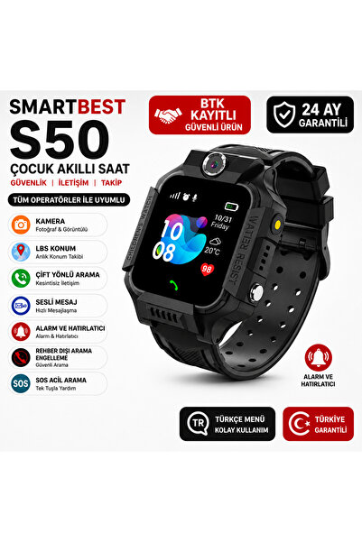 Genel Markalar Çocuklar Için Gps Konumlu Akıllı Çocuk Takip Saati Sim Kartlı ...