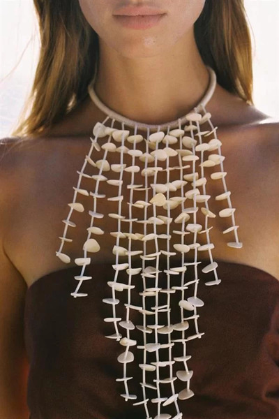 Generic Brand Necklace - cream