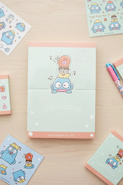 Miniso Sanrio Lisanslı Hangyodon Standlı Not Defteri – Masa Üstü Tasarım