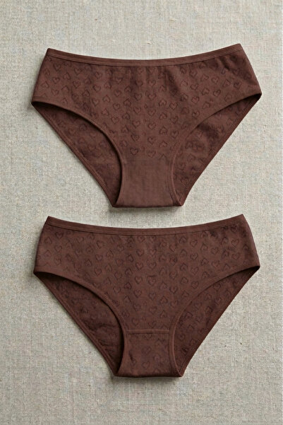 Ladytime Chiloți bato damă jacquard de lux 100% bumbac 2 piese jak1