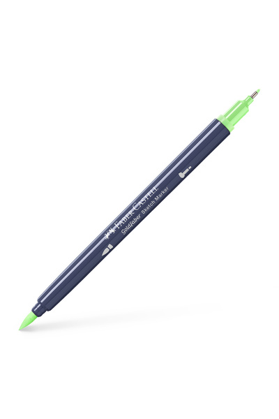 Faber Castell Marker pentru schițe cu 2 vârfuri, bambus proaspăt, 312 GOLDFAB...