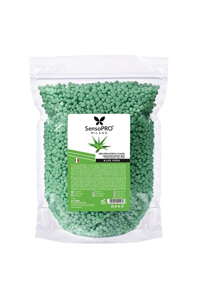 SensoPRO Milano Granule de ceară epilatoare elastică cu Aloe Vera, 500g