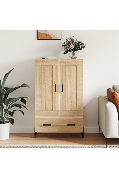 Concept Dulap înalt, stejar Sonoma, 69,5x31x115 cm, lemn prelucrat