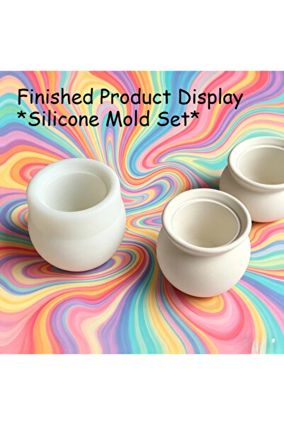 Choice round01 DNEJIU Silicone Molds for Resin, Epoxy, Candle Making - Heavy-...