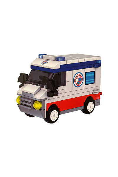 Universul Jucăriilor Set Construcție Ambulanță City – 102 Piese Tip LEGO