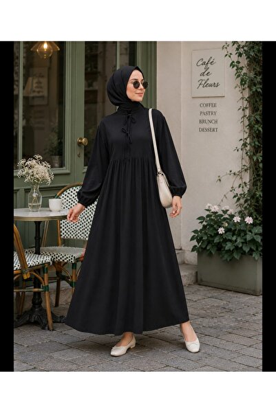 Moda Neva فستان جيب من القماش المشروط
