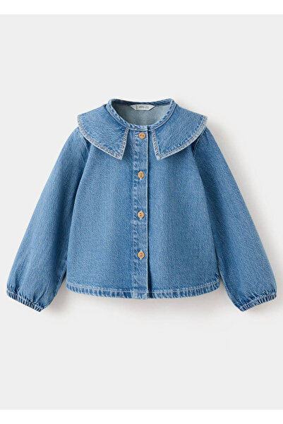 MANGO Baby Bebek yaka kot bluz