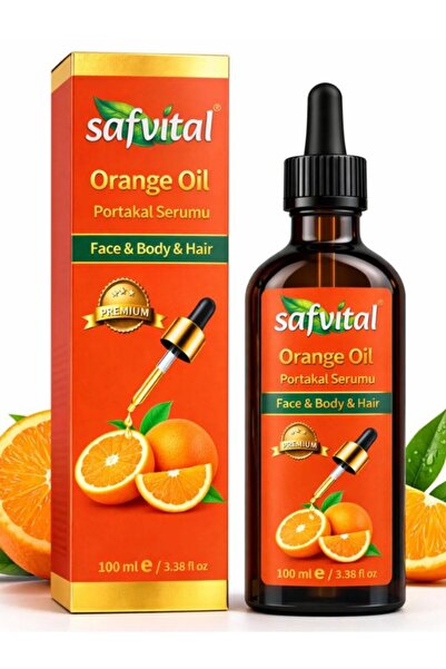 safvital Orange Oil 100 ml Skin Hair Body Care Serum Moisturizing Revitalizin...