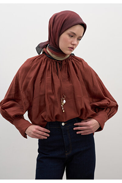 Freshscarfs Κασκόλ από βαμβάκι και βισκόζη με σχέδιο Ombre