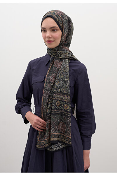 Freshscarfs Vanessa Desen Şal Siyah