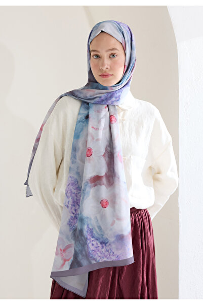 Freshscarfs Blaır Desen Şal Gülkurusu