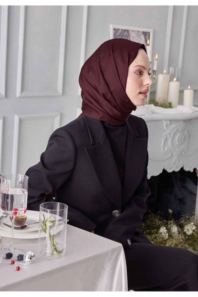 Freshscarfs Șal Janjanlı Roșu Claret