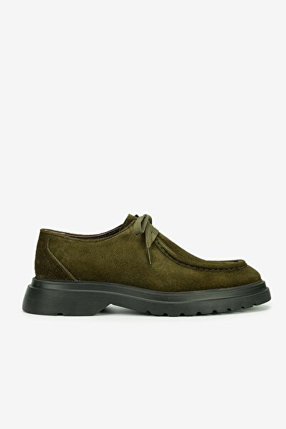 Serhat Özköroğlu Lfr-O1001 Suet Merdane Shoes Khaki