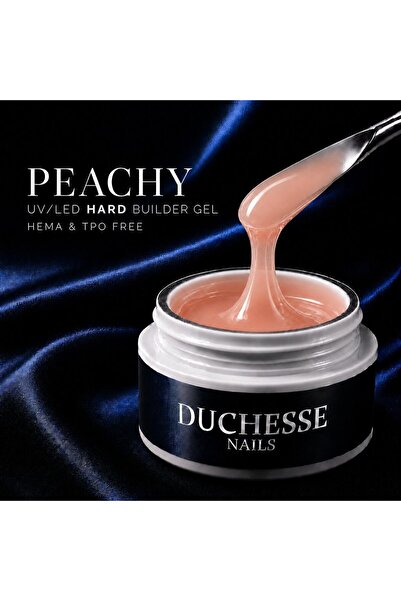 Duchesse Nails Gel UV/LED dur pentru construcția unghiilor, autonivelant, FĂR...