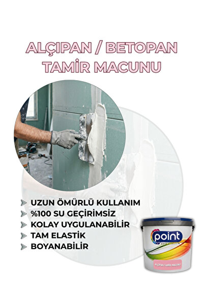 Point Boya ALÇIPAN VE BETOPAN TAMİR MACUNU - Alçıpan Tamir Macunu, Betopan Ta...
