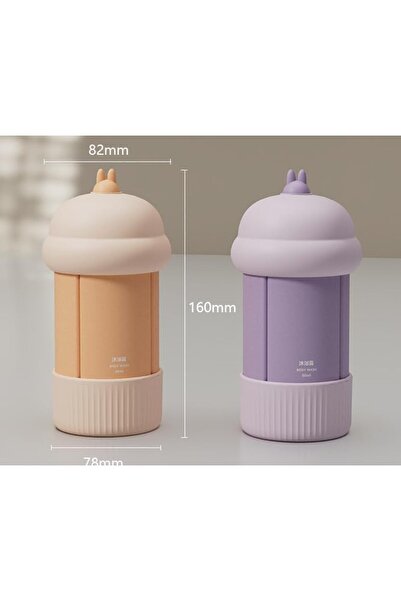 Arabest Cute Rabbit Travel Wash Bottle Set, 60ml Leak-Proof Squeeze Bottles, ...
