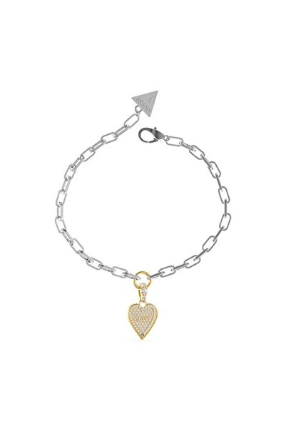 Guess Jgujubb03250Jwygrhs Heart Women's Bracelet