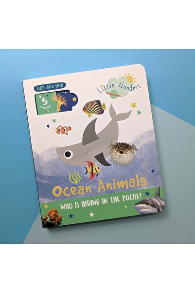 North Parade Publishing Carte pentru copii - Little Wonders Ocean Animals Puz...