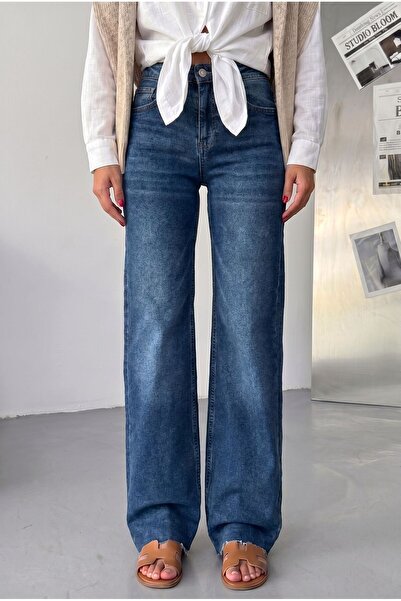 HerTon High-Waisted Black Wide-Leg Pants – Spanish Style, 98% Cotton, Stylish...