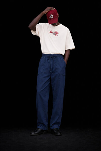 DAMGA JEANS Pantaloni de in pentru bărbați, cu talie joasă, premium, largi, a...
