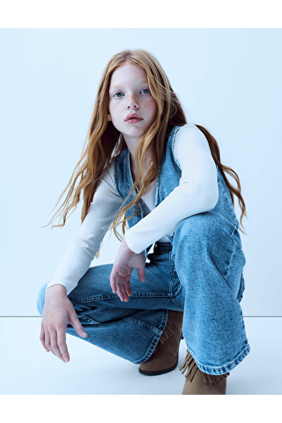Marks & Spencer Geniş Paça Jean (6-16 Yaş)