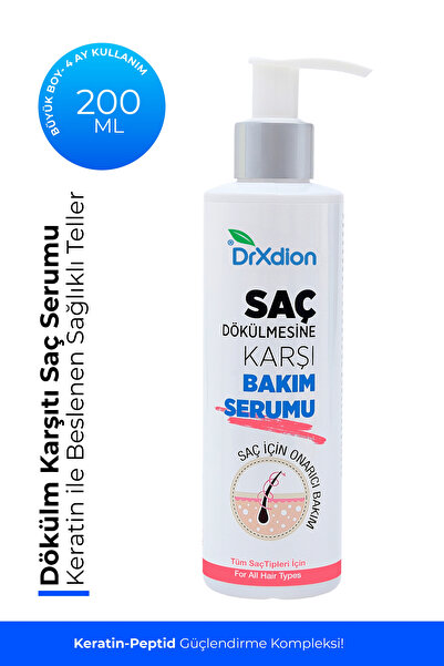 DrXdion Yüksek Dökülme Karşıtı Keratin, Biyotin, Panthenol , Gingeng içeren S...