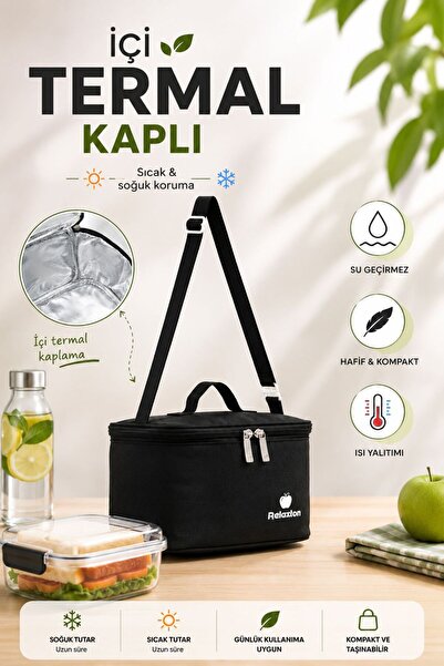 visees Yemek Taşıma Çantası Sıcak Ve Soğuk Termal Beslenme Çantası