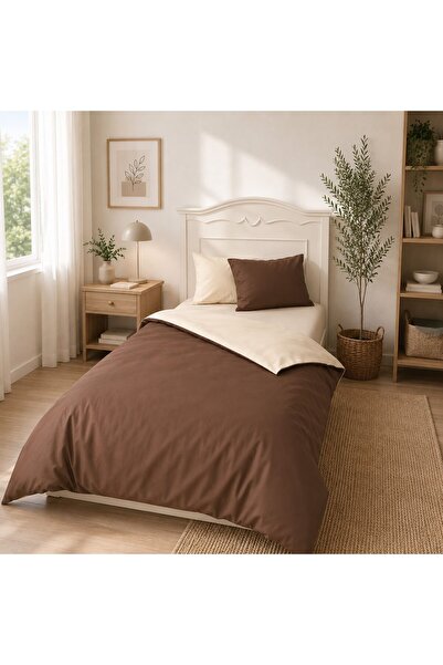 MundoLindo طقم غطاء لحاف مفرد مزدوج اللون من تو ستوريز كوكي 3 قطع 160 × 220 سم
