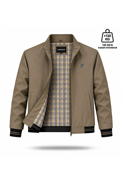 MOT&MONT Erkek Pamuk Polyester Karışım BONDED Kumaş Su ve RÜzgar Geçirmez Haf...