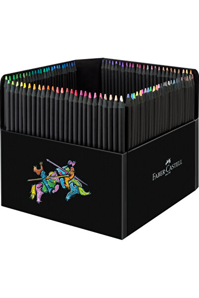 Faber Castell Σετ χρωματιστών μολυβιών Faber-Castell Black Edition - 100