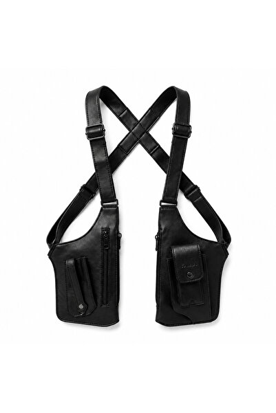 YAMA WEAR Çapraz Askılı Premium Çanta - Siyah
