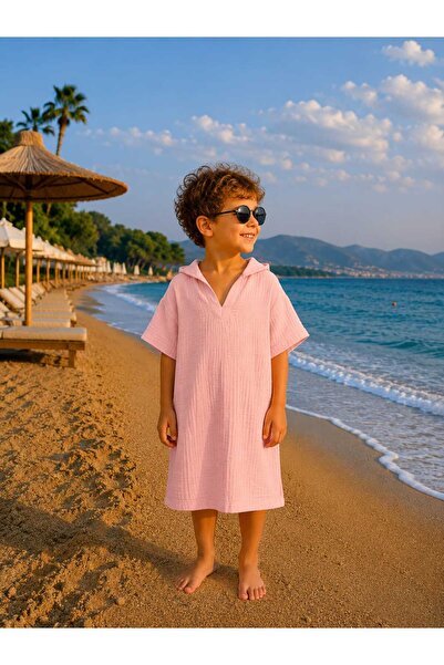 My Kids Wear Dečački muslin pončo za plažu 12791