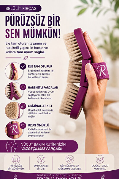 Roen Selülit Görünümünü Gidermeye Yardımcı, Sıkılaştırıcı , Doğal At Kılı Sel...