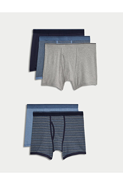 Marks & Spencer Saf Pamuklu 5'li Trunk Seti