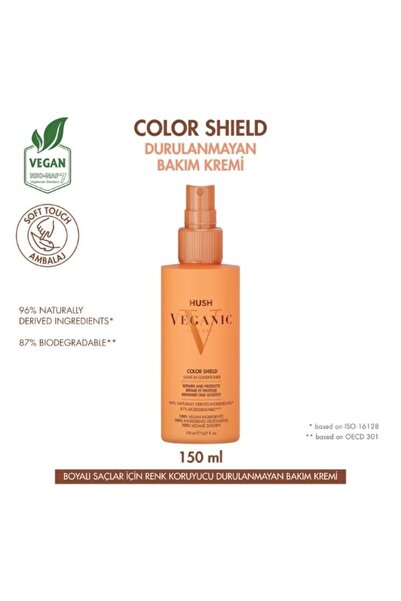 HUSH Veganic Color Shield Boyalı Saçlar İçin Renk Koruyucu Durulanmayan Saç K...
